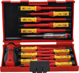 VDE SCREWDRIVER SET | WITH INTERCHANGEABLE BLADES | 13 PCS. (35814)