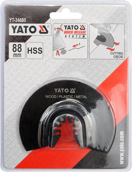 HALF-MOON SAW BLADE FOR MULTITOOL HSS (YT-34680)