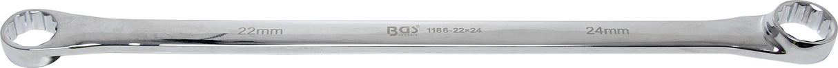 DOUBLE RING SPANNER | LONG TYPE | 22X24 MM (1186-22X24)