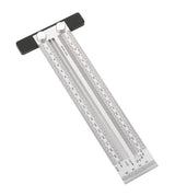 MARKING / SCRIBING RULER | STAINLESS STEEL | T-SHAPED | 200 MM (SR200)