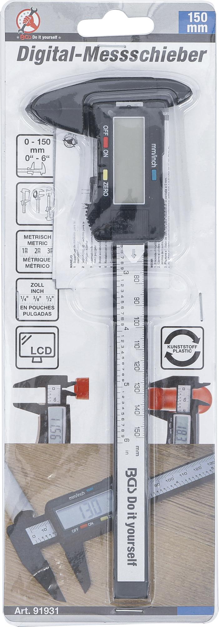 DIGITAL CALLIPER | 150 MM (91931)