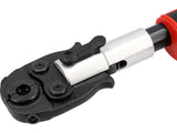 CORDLESS HYDRAULIC PRESSING PLIERS FOR PEX PIPES | 18 V | 50 KN | NARROW HEAD FOR HARD-TO-REACH PLACES | WITHOUT BATTERY (YT-21734)