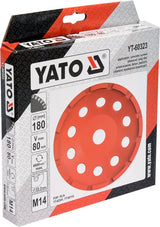 DIAMOND GRINDING CUP 180MM THREAD M14 (YT-60323)