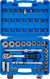 SOCKET SET 12-POINT | 12.5 MM (1/2") DRIVE | 8 - 32 MM | 51 PCS. (74509)