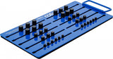 MAGNETIC PEGBOARD | WITH EXTERNAL SQUARE | FOR 36 SOCKETS | 6.3 MM (1/4"), 10 MM (3/8"), 12.5 MM (1/2") DRIVE (74484B)
