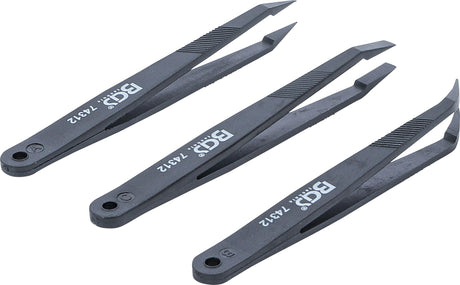 PLASTIC TWEEZERS SET | 3 PCS. (74312)