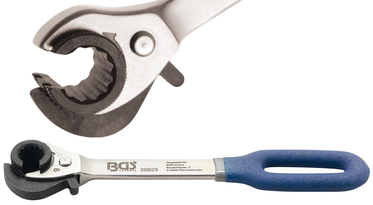 RATCHET RING SPANNER | OPEN | 9 MM (30829)