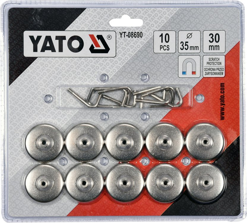 MAGNETIC HOOK SET 10 PCS (YT-08690)