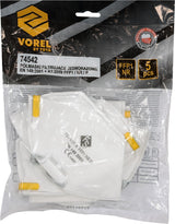DISPOSABLE DUST MASKS CFY3S 5PCS (74542)