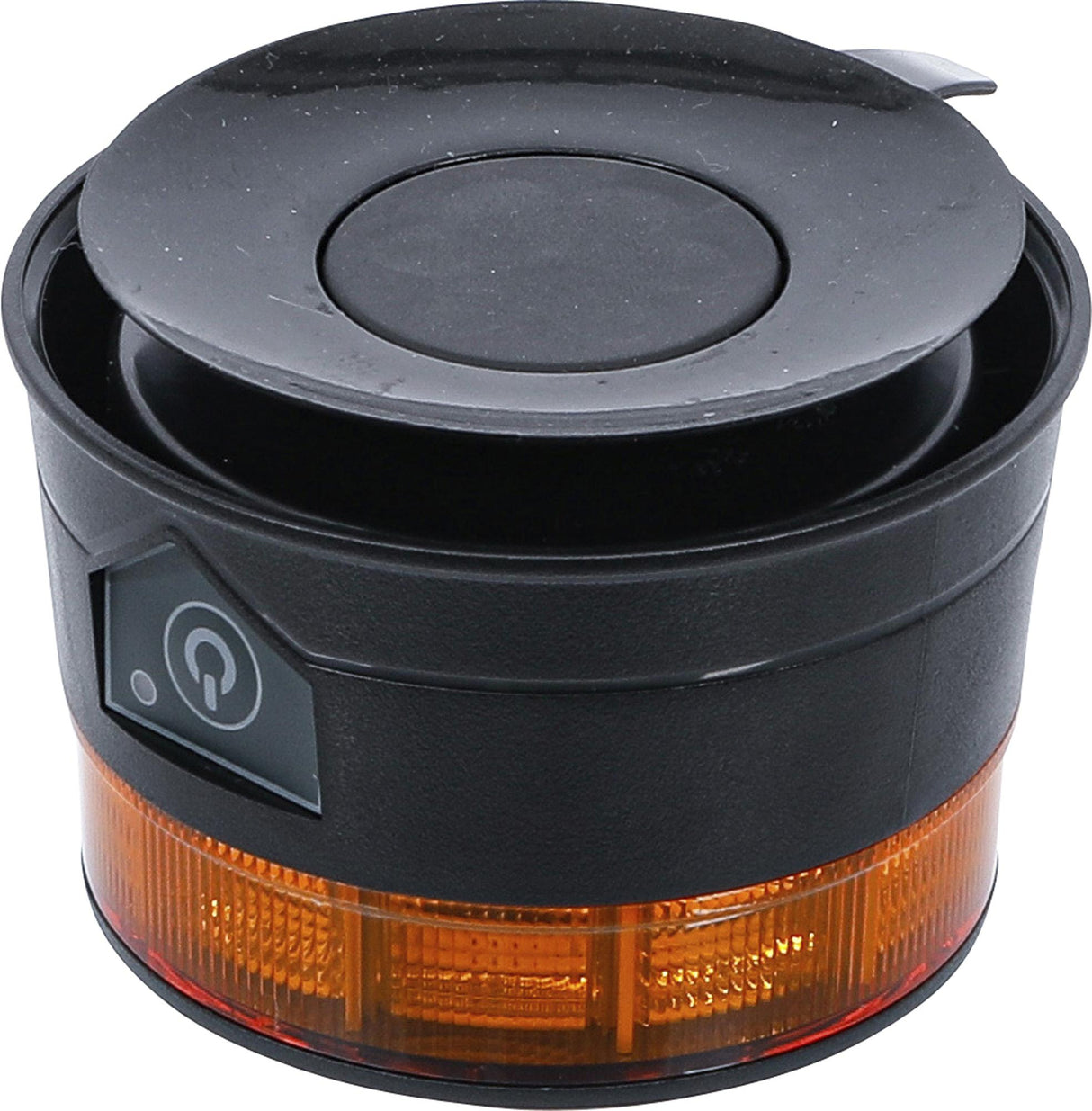CORDLESS ROTATING WARNING BEACON | YELLOW | WITH MAGNET | 12 V / 24 V | Ø 130 MM (70343)