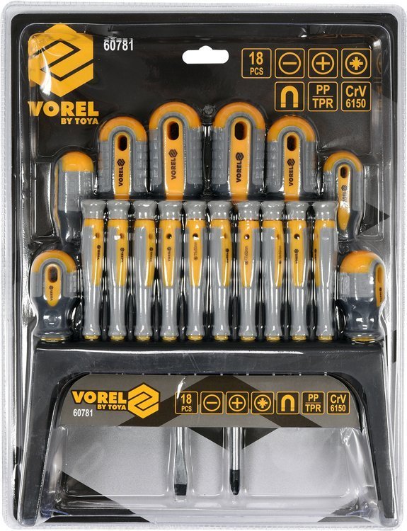 SCREWDRIVER SET 18PCS (60781)
