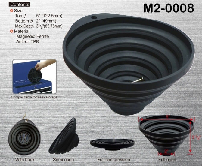 FOLDABLE MAGNETIC TRAY | Ø 145 MM (APO30489)