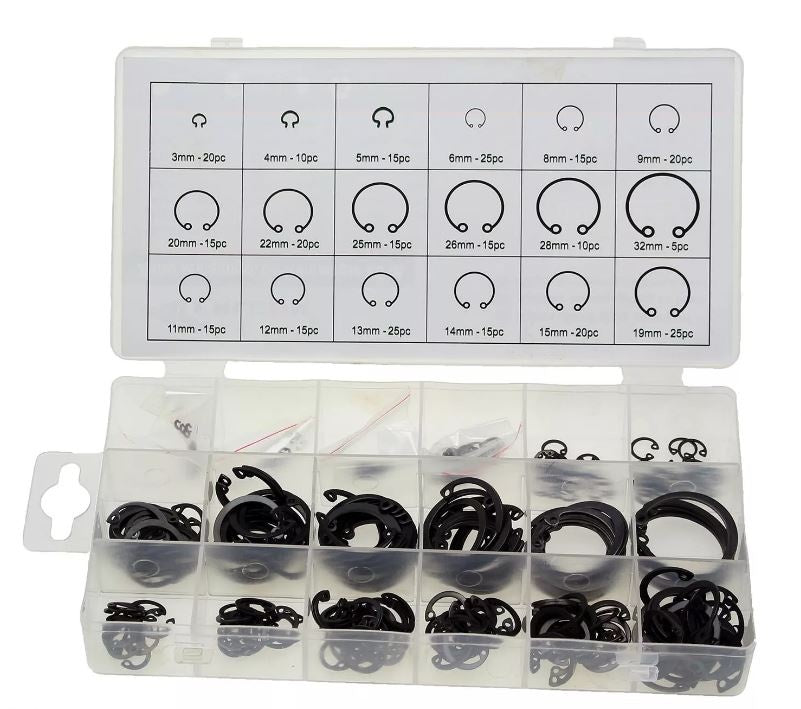 INTERNAL CIRCLIP ASSORTMENT | Ø 3 - 32 MM | 300 PCS. (SK01012)