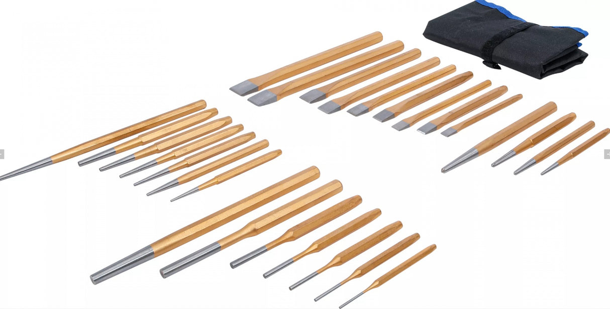CHISEL AND PUNCH SET | 28 PCS. (1650)