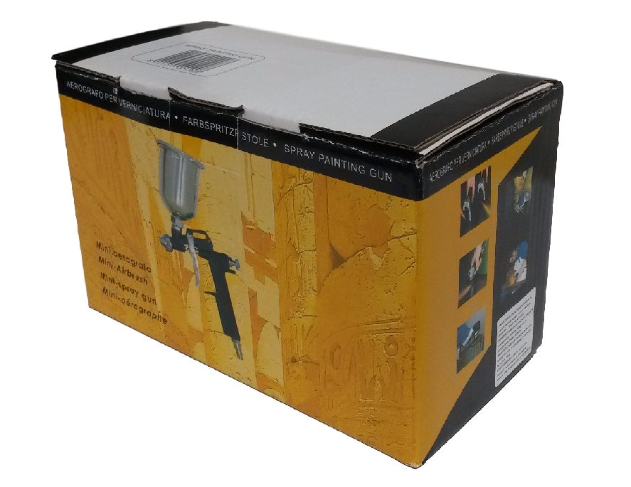 MINI PAINT SPRAY GUN | 250 ML / Ø 0.7 MM (E-50G1)