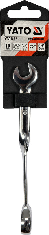 X HANDLE COMBINATION RATCHET WRENCH 10MM (YT-01872)
