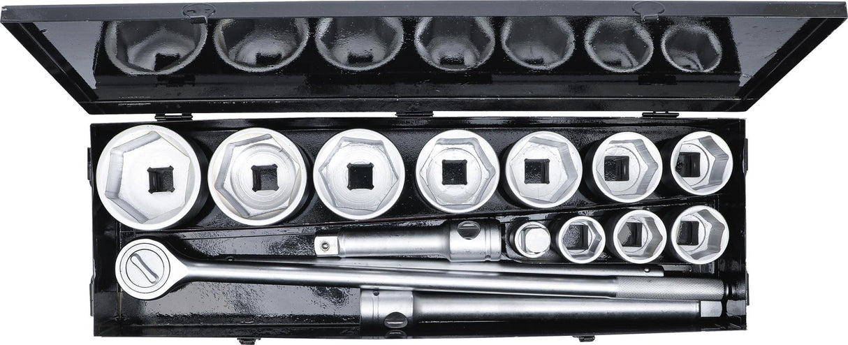 SOCKET SET | 25 MM (1") DRIVE | 36-80 MM | 15 PCS. (15111)