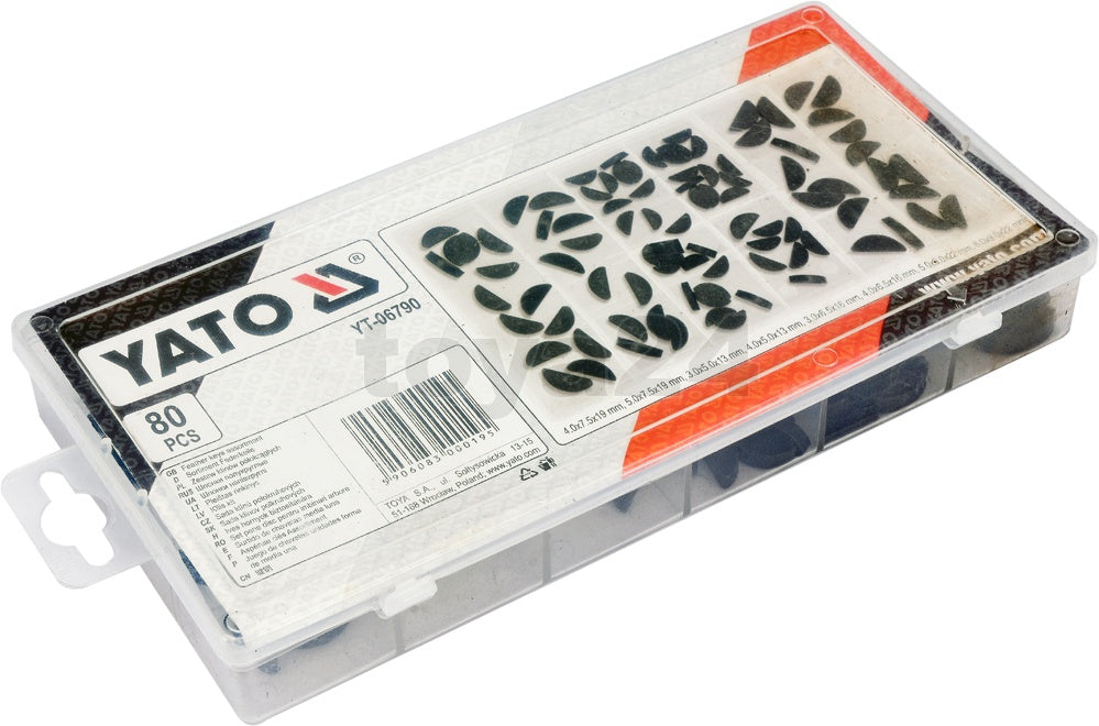80 PCS FEATHER KEYS ASSORTMENT (YT-06790)