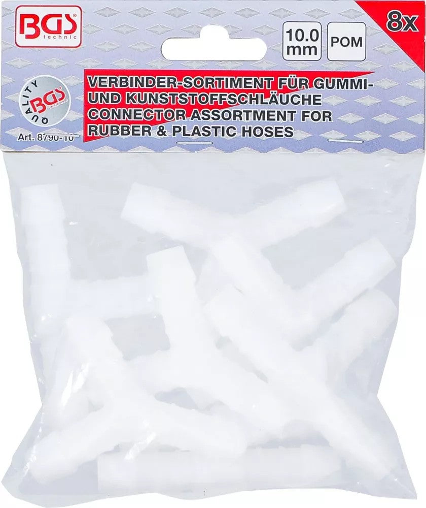 HOSE CONNECTOR ASSORTMENT | FUEL RESISTANT | 10 MM | 8 PCS. (8790-10)