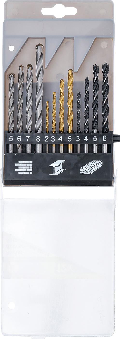 COMBINATION DRILL SET | 2 - 8 MM | 12 PCS. (50812)