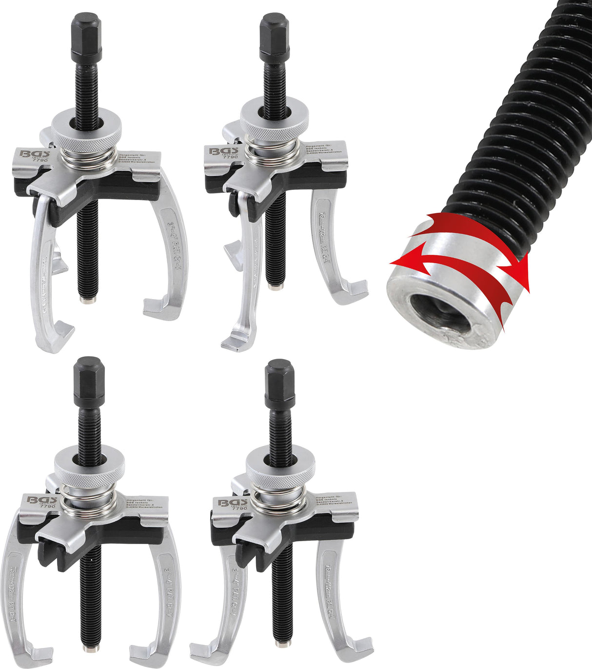 EXTERNAL / INTERNAL PULLER, 2 AND 3-ARM | 76 - 102 MM (7790)