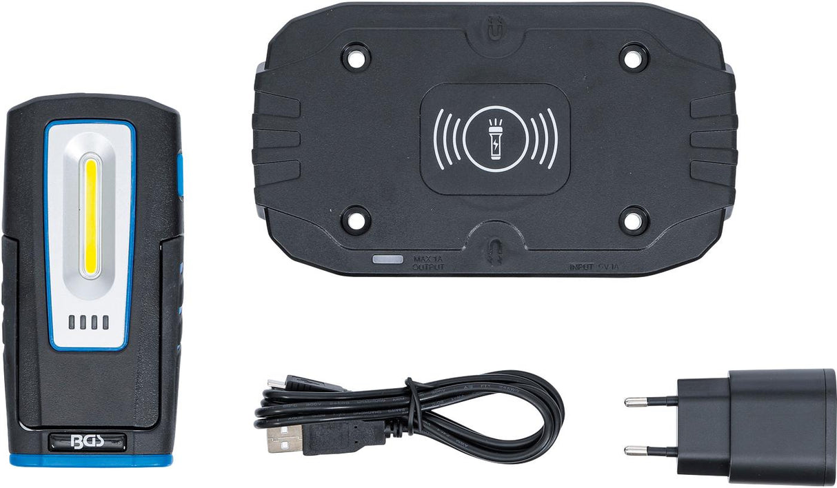 COB LED WORKSHOP LAMP WITH MAGNET AND HOOK | FOLDABLE | WITH WIRELESS CHARGING FUNCTION (85331)