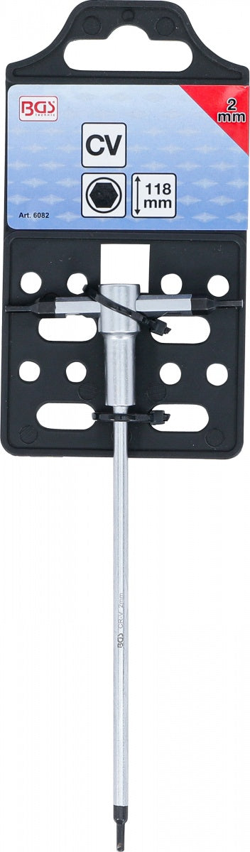 SCREWDRIVER WITH SLIDING T-HANDLE | INTERNAL HEXAGON | 2 MM (6082)