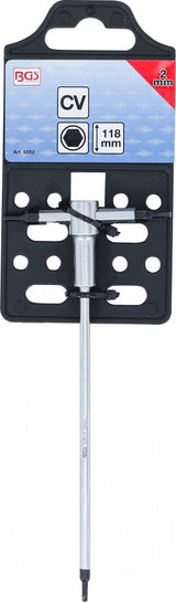 SCREWDRIVER WITH SLIDING T-HANDLE | INTERNAL HEXAGON | 2 MM (6082)
