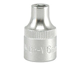 SOCKET  6MM 3/8" 6 PT CV REGULAR (YT-3801)
