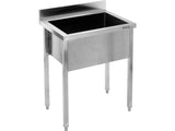 STAINLESS STEEL TABLE WITH SPACIOUS SINK / BASIN | 60 X 60 CM (YG-30920)