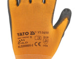 SAFETY GLOVES TOUCHSCREEN FING. PU S. 8 (YT-74751)