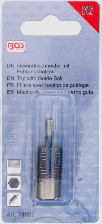 TAP WITH LEADING SCREW | FOR DAMAGED TEMPERATURE SENSORS | M16 X 1.5 (74632B)