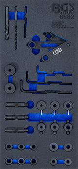 TOOL TRAY 1/3: CYLINDER HEAD DRILLING GAUGE TOOL SET | 28 PCS. (6682)
