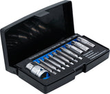 SCREW EXTRACTOR SET | FOR DAMAGED T-STAR (FOR TORX) T10 - T55 | 11 PCS. (9170)