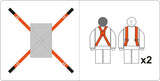 LIFTING AND MOVING  STRAPS (74721)