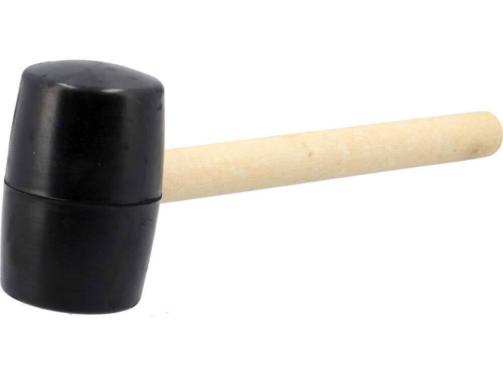 RUBBER MALLET WOODEN HANDLE (33900)