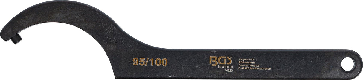 HOOK WRENCH WITH PIN | 95 - 100 MM (74220B)