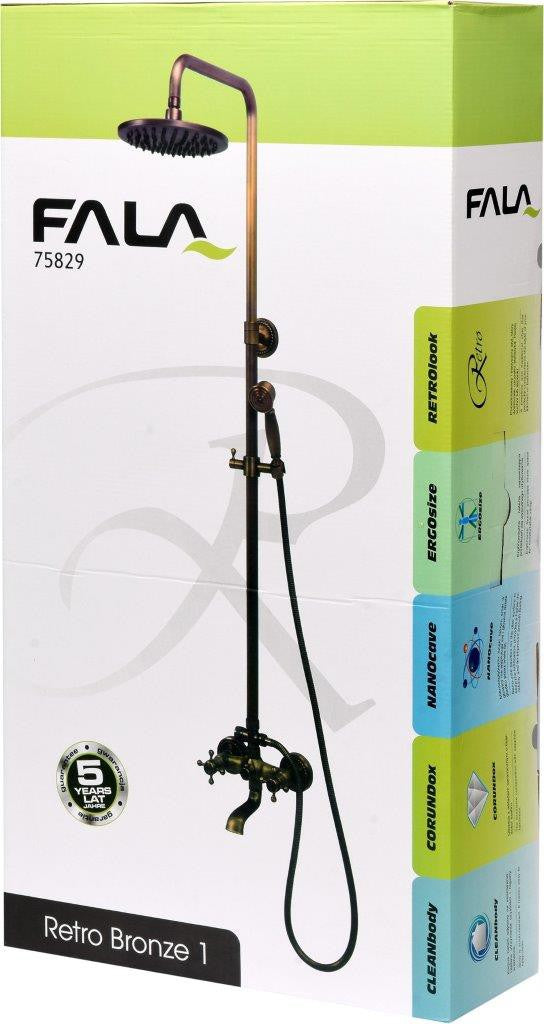 SHOWER COLUMN RETRO BRONZE 1 (75829)