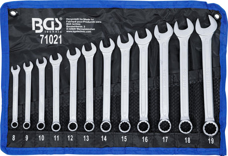 COMBINATION SPANNER SET | 8 - 19 MM | 12 PCS. (71021)