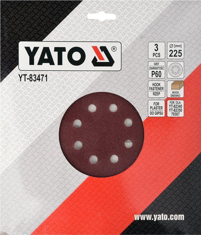 SAND PAPER FOR DRYWALL 225MM P60 (YT-83471)