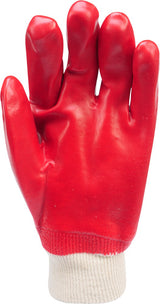WORKING GLOVES, PVC RED 10.5" (74150)