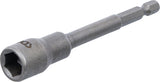 SOCKET, HEXAGON | EXTRA LONG | FOR ELECTRIC DRILLS | 6.3 MM (1/4") DRIVE | 11 MM (2767)
