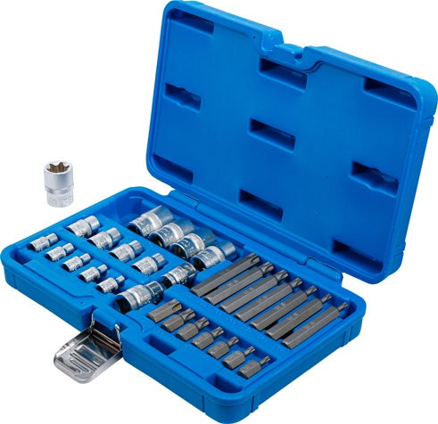 BIT AND SOCKET SET | E-TYPE / T-STAR (FOR TORX) | 30 PCS. (5025)