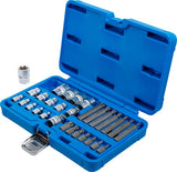 BIT AND SOCKET SET | E-TYPE / T-STAR (FOR TORX) | 30 PCS. (5025)