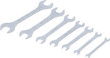 DOUBLE OPEN END SPANNER SET | EXTRA FLAT | 6 - 23 MM | 7 PCS. (9019)