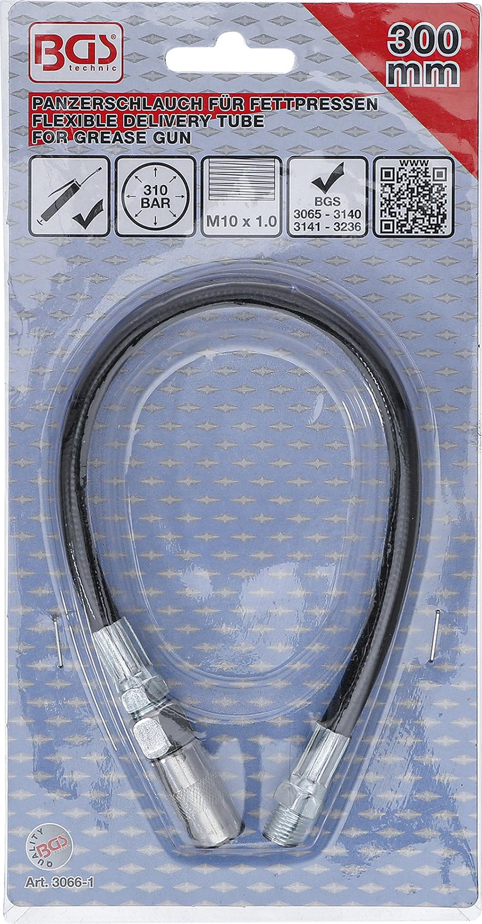 FLEXIBLE DELIVERY TUBE FOR GREASE GUN | 300 MM (3066-1)