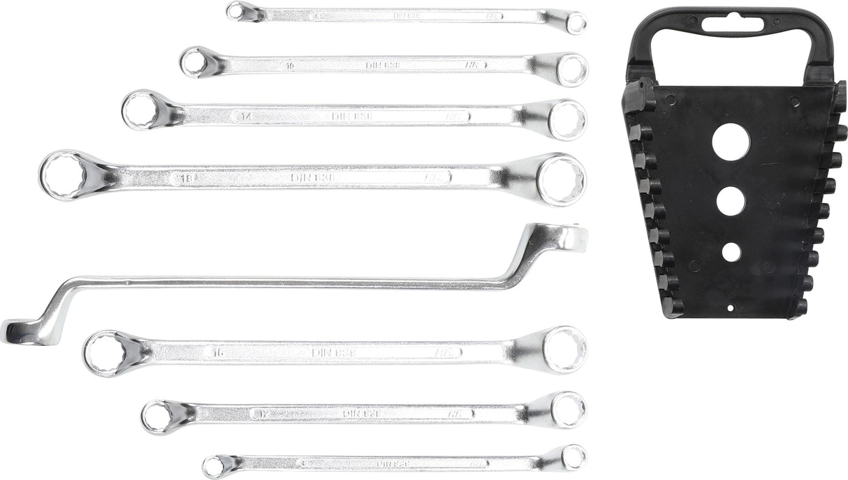 DOUBLE RING SPANNER SET | OFFSET | 6 X 7 - 20 X 22 MM | 8 PCS. (1212)