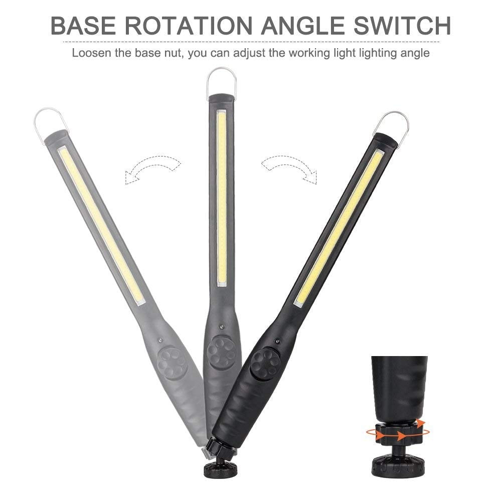 COB-LED WORK LAMP | ULTRA SLIM TYPE | MULTI-POSITION | USB + 220V POWER ADAPTER (CSW580)