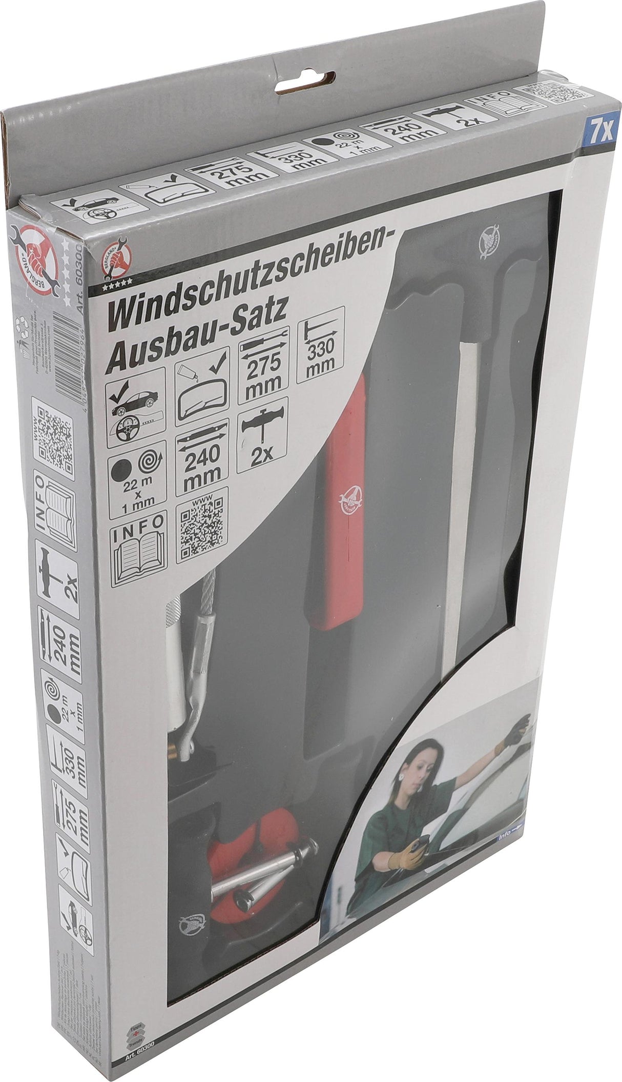 WINDSCREEN REMOVAL SET | 7 PCS. (60300)