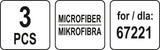 MICROFIBRE FOR STEAM MOP 67221 - 3 PCS (67223)